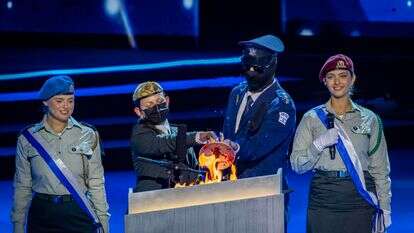 טקס יום העצמאות ה-78, שנערך בהר הרצל, ירושלים, ב-21 באפריל 2026 | חיים גולדברג/Flash90