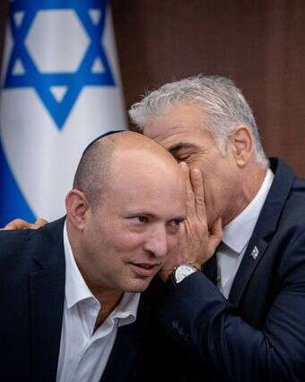 בנט ולפיד ב-2022 | יונתן זינדל, פלאש 90