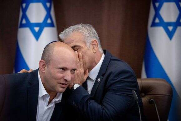 בנט ולפיד ב-2022 | יונתן זינדל, פלאש 90