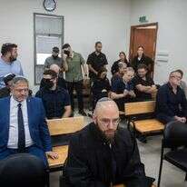 השר איתמר בן גביר בבית המשפט | חיים גולדברג, פלאש 90