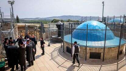 סיור משטרתי כחלק מההיערכות להילולא במירון - שבוטלה | דוד כהן, פלאש 90