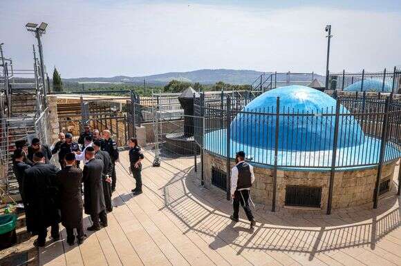 סיור משטרתי כחלק מההיערכות להילולא במירון - ארכיון | דוד כהן, פלאש 90