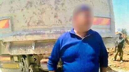 נהג משאית פלסטיני התחזה לישראלי | משטרת ישראל