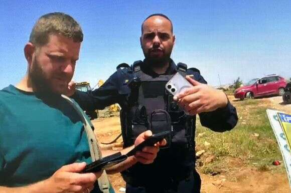 נהג משאית פלסטיני התחזה לישראלי | משטרת ישראל