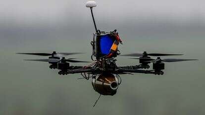 רחפן FPV אוקראיני | AP Photo/Julia Demaree Nikhinson