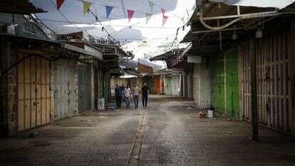 השוק בחברון סגור, ארכיון | ויסאם השלמון, פלאש 90