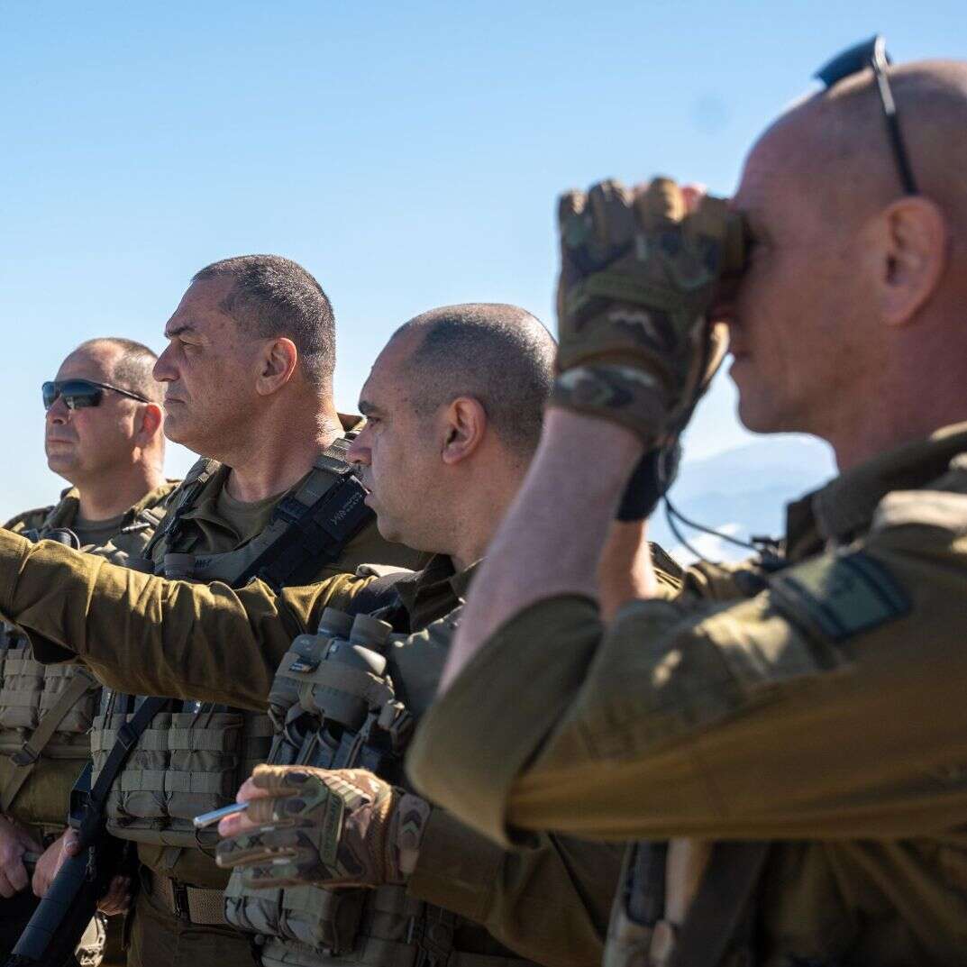 הרמטכ"ל זמיר בעמדת תצפית בדרום לבנון | דובר צה"ל
