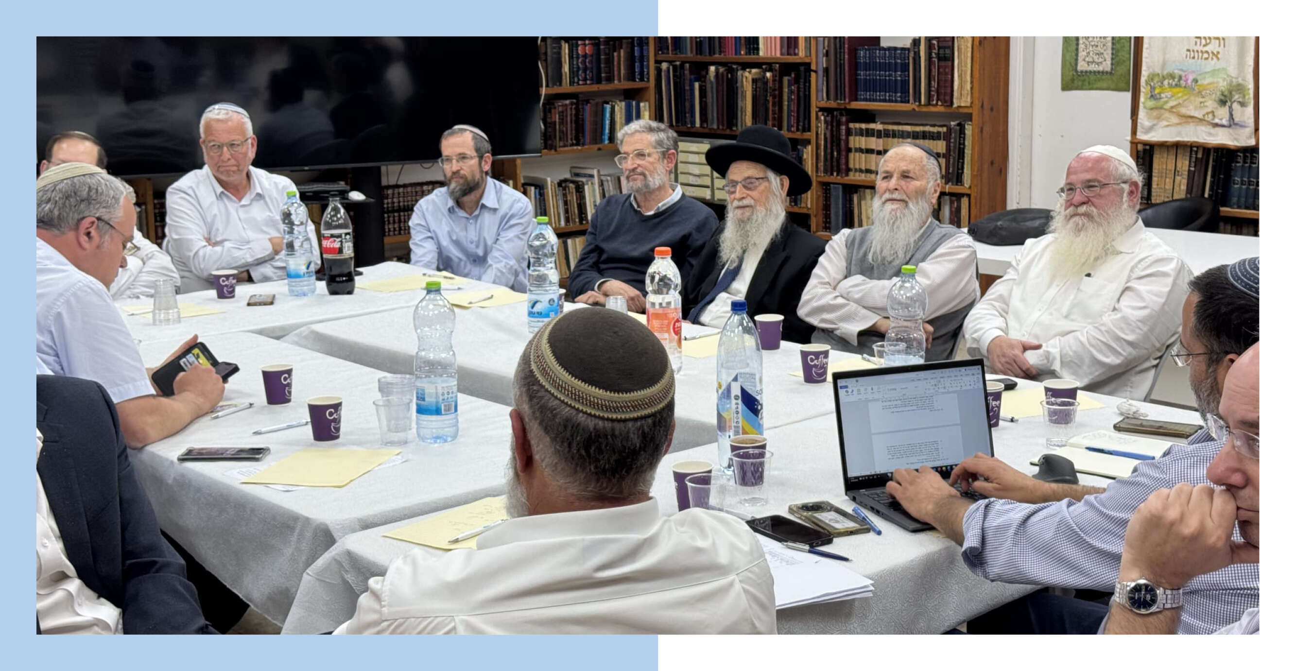 מפגש הרבנים במרכז־שפירא בשבוע שעבר