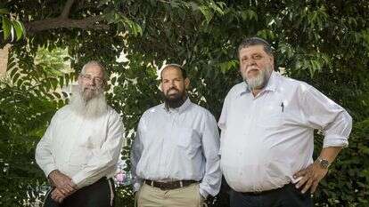 רבני "צהר" הרב רפי פוירשטיין, הרב אייל ורד, הרב צחי להמן | הדס פרוש, פלאש 90