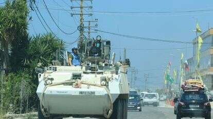 רכב של יוניפיל (UNIFIL) בצור שבדרום לבנון, אפריל 26' | AFP