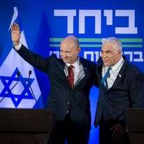 לפיד ובנט, בשבוע שעבר | חיים גולדברג, פלאש 90
