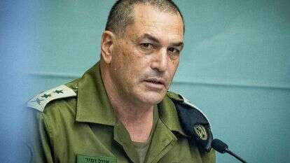 הרמטכ"ל אייל זמיר בוועדת חוץ וביטחון, היום | יונתן זינדל, פלאש 90