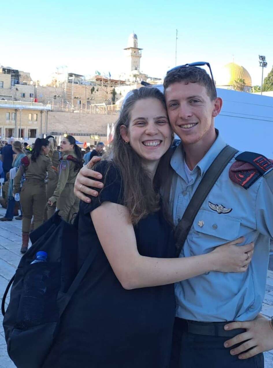 רס"ן איתמר ספיר הי"ד ואלמנתו רואי | באדיבות המשפחה