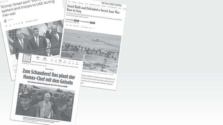 באישור הצנזורה | צילומי מסך מהאתרים: Aixios, The Wall Street Journal, Bild באישור הצנזורה | צילומי מסך מהאתרים: Aixios, The Wall Street Journal, Bild