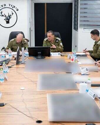 הרמטכ"ל אייל זמיר באישור תוכניות בפיקוד צפון | דובר צה"ל הרמטכ"ל אייל זמיר באישור תוכניות בפיקוד צפון | דובר צה"ל