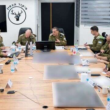 הרמטכ"ל אייל זמיר באישור תוכניות בפיקוד צפון | דובר צה"ל הרמטכ"ל אייל זמיר באישור תוכניות בפיקוד צפון | דובר צה"ל