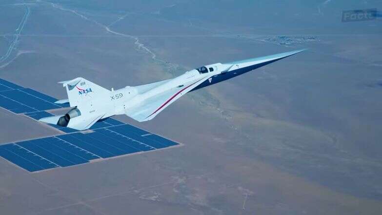 X-59: המטוס החדש של נאס"א | צילום מסך מתוך יוטיוב