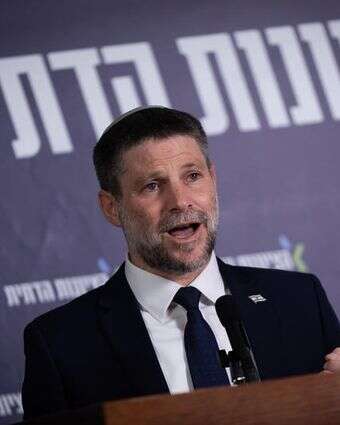 יו"ר מפלגת הציונות הדתית ושר האוצר בצלאל סמוטריץ' | יונתן זינדל/פלאש90
