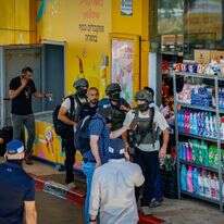 זירת הפיגוע בתחנת הדלק בכניסה לכוכב יאיר | טל גל, פלאש 90