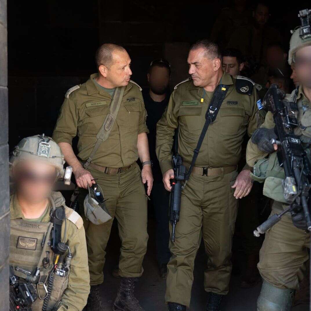הרמטכ"ל במהלך התרגיל | דובר צה"ל הרמטכ"ל במהלך התרגיל | דובר צה"ל
