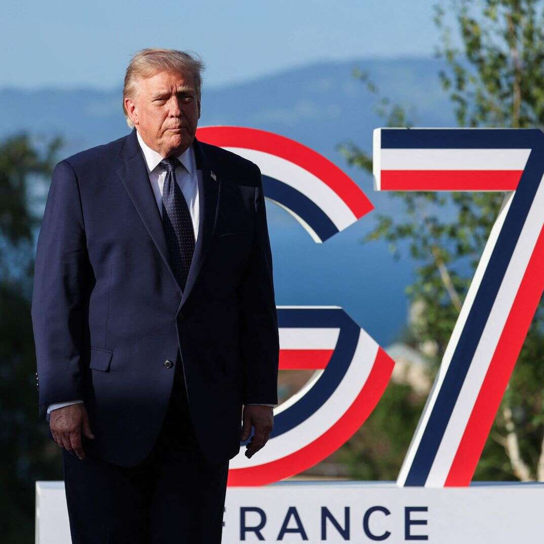טראמפ בפסגת ה-G7, היום | AFP