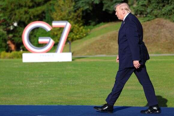 טראמפ בפסגת ה-G7 | AFP טראמפ בפסגת ה-G7 | AFP