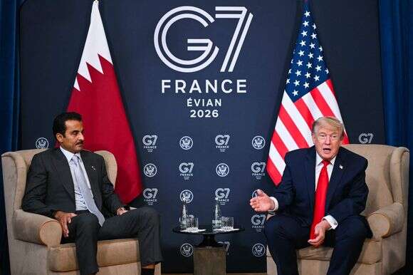 טראמפ בפסגת ה-G7, היום | AFP טראמפ בפסגת ה-G7, היום | AFP