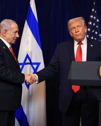 דורשים לממש אתריבונותנו. טראמפ ונתניהו | איי.אף.פי