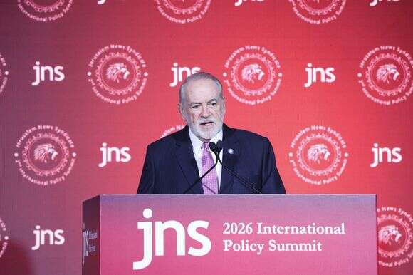שגריר ארה"ב בישראל, מייק האקבי | JNS Policy Summit שגריר ארה"ב בישראל, מייק האקבי | JNS Policy Summit