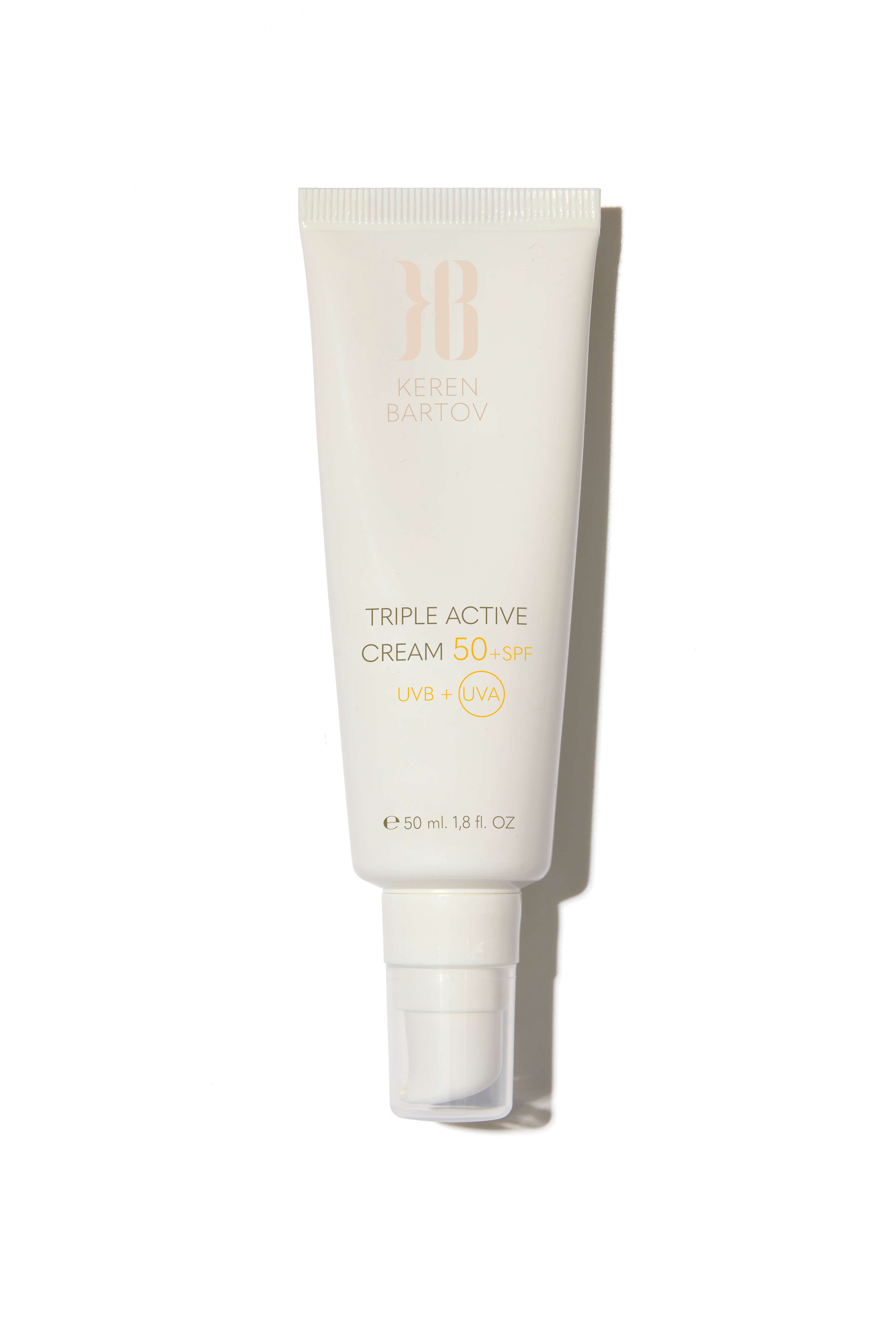 Triple Active Cream + SPF50 קרם טיפוח של קרן ברטוב | יח"צ Triple Active Cream + SPF50 קרם טיפוח של קרן ברטוב | יח"צ