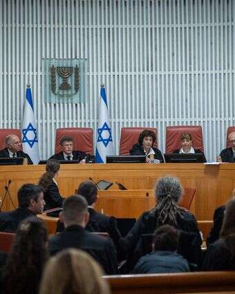 שופטי העליון בהרכב מלא בדיון, השבוע בבית המשפט העליון | יונתן זינדל, פלאש 90