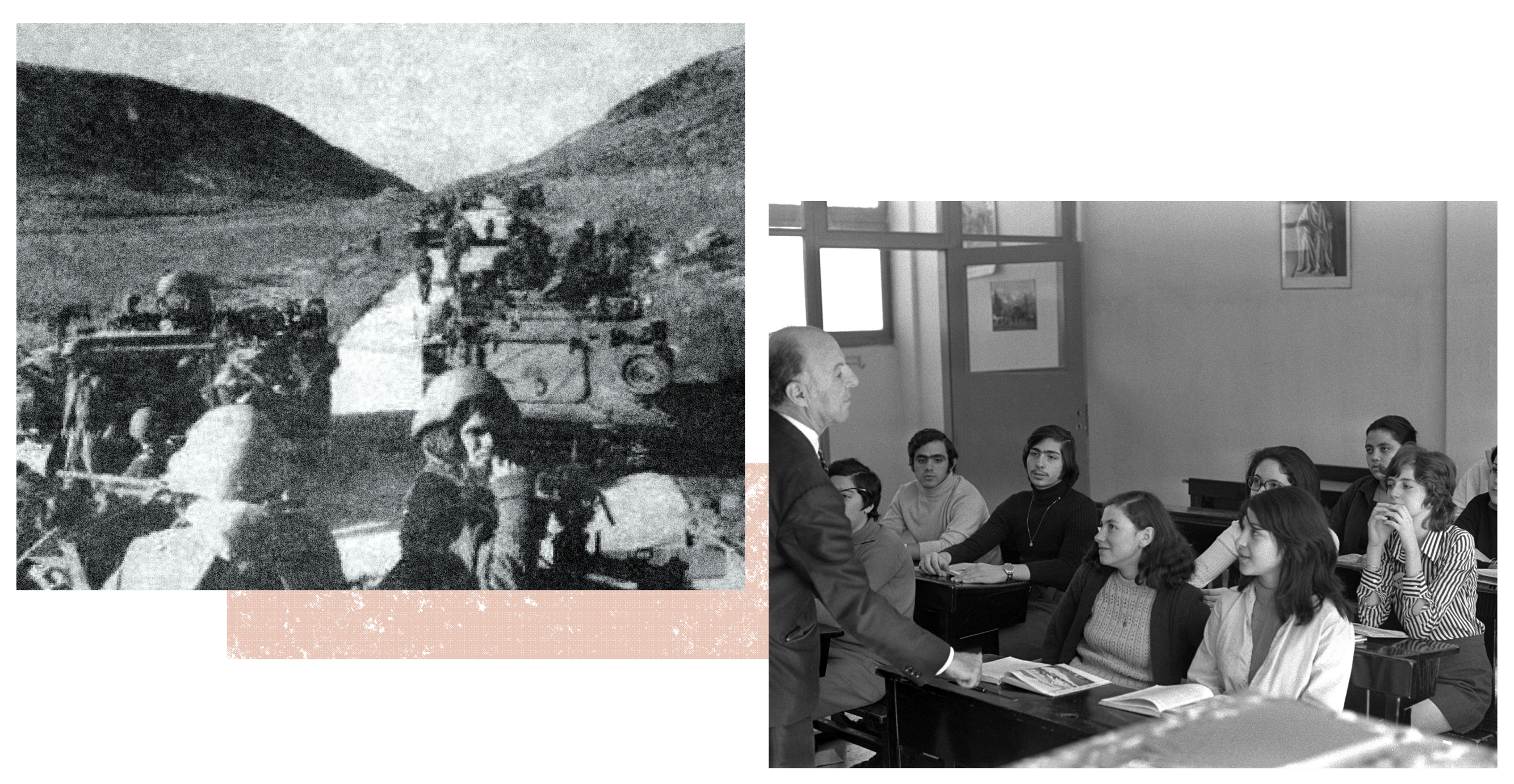 זיכרונות מלבנון. שיעור ערבית בבית ספר יהודי בביירות, 1972 | החלום להיות חייל ישראלי בלבנון כמעט השתבש. חיילי צה"ל במבצע "חוק וסדר" ב־1988 | גטי אימג'ס | יובל נבון, דו"צ