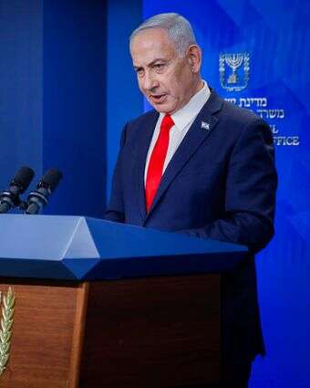 רה"מ נתניהו נואם במשרד רה"מ | אוליבייה פיטוסי, פול