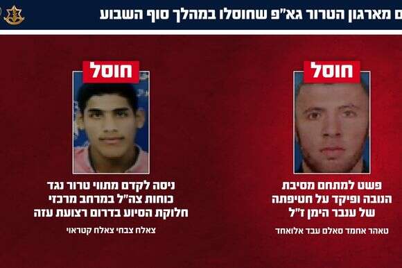 מחבליםמהגא"פ שחוסלו בעזה | דובר צה"ל מחבליםמהגא"פ שחוסלו בעזה | דובר צה"ל