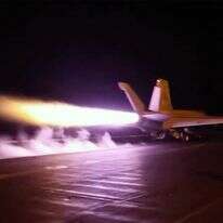מטוס אמריקני ממריא להפצה באיראן, יולי 26' | US Central Command (CENTCOM) / AFP מטוס אמריקני ממריא להפצה באיראן, יולי 26' | US Central Command (CENTCOM) / AFP