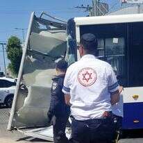 זירת תאונת האוטובוס באשקלון | זק"א זירת תאונת האוטובוס באשקלון | זק"א