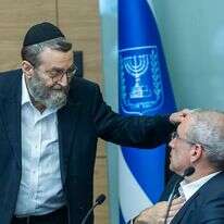 יו"ר ועדת הכספים מילביצקי ויו"ר דגל התורה גפני | חיים גולדברג, פלאש 90