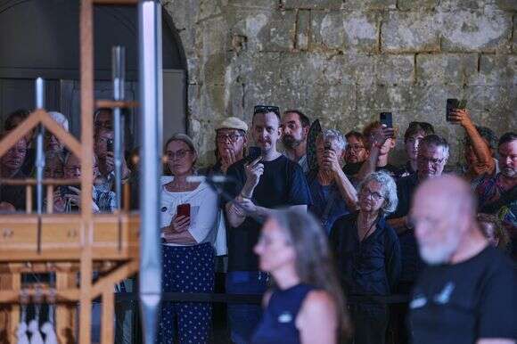 העוגב בתוך כנסיית בורצ'רדי מימי הביניים בהלברשטאדט, גרמניה, יום רביעי, 5 באוגוסט 2026 | AP