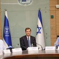 סולברג, ביסמוט וזיני בוועדת המשנה למודיעין, בשבוע שעבר | דני שם־טוב, דוברות הכנסת