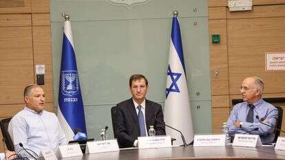 סולברג, ביסמוט וזיני בוועדת המשנה למודיעין, בשבוע שעבר | דני שם־טוב, דוברות הכנסת סולברג, ביסמוט וזיני בוועדת המשנה למודיעין, בשבוע שעבר | דני שם־טוב, דוברות הכנסת