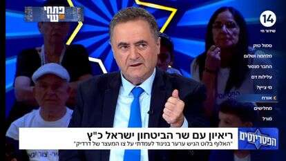 השר כ"ץ בתוכנית הפטריוטים, השבוע | צילום מסך מתוך תוכנית הפטריוטים, ערוץ 14 השר כ"ץ בתוכנית הפטריוטים, השבוע | צילום מסך מתוך תוכנית הפטריוטים, ערוץ 14