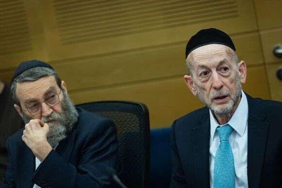 בכירי דגל התורה, משה גפני ואורי מקלב. לקראת הדחה? | יונתן זינדל, פלאש 90