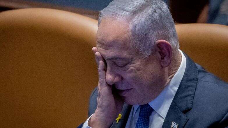 ראש הממשלה בנימין נתניהו מראה סימני עייפות | חיים גולדברג, פלאש 90 ראש הממשלה בנימין נתניהו מראה סימני עייפות | חיים גולדברג, פלאש 90