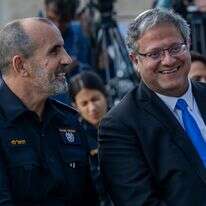 השר איתמר בן גביר ומפכ"ל המשטרה דניאל לוי | חיים גולדברג, פלאש 90 השר איתמר בן גביר ומפכ"ל המשטרה דניאל לוי | חיים גולדברג, פלאש 90