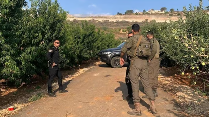 כוחות צה"ל ומשטרה בזירת הפיצוץ סמוך למטולה | דוברות המשטרה כוחות צה"ל ומשטרה בזירת הפיצוץ סמוך למטולה | דוברות המשטרה