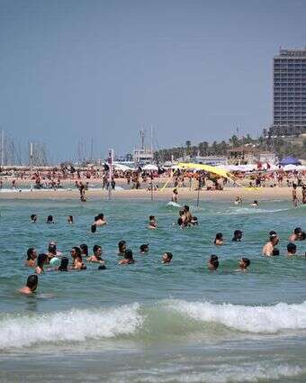 חוף הים בתל אביב | אבשלום ששוני, פלאש 90 חוף הים בתל אביב | אבשלום ששוני, פלאש 90