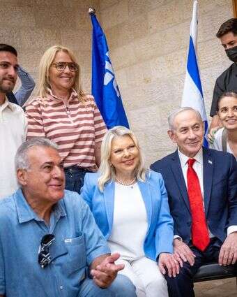 נתניהו ורעייתו שרה בפריימריז הליכוד, השבוע | חיים גולדברג, פלאש 90