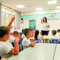 כיתה א' ביום הראשון ללימודים. אילוסטרציה | פלאש 90 כיתה א' ביום הראשון ללימודים. אילוסטרציה | פלאש 90