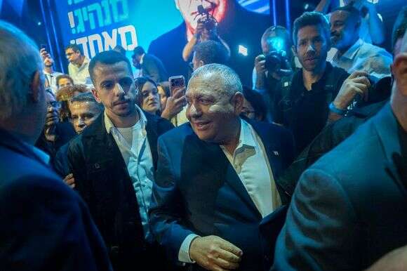 גדי איזנקוט בהשקת הקמפיין של מפלגת ישר! | חיים גולדברג / פלאש 90