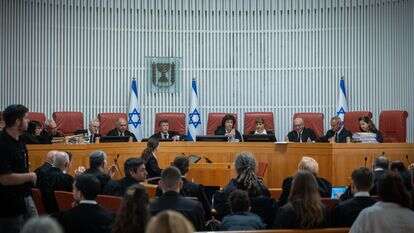מגמת התערבות גוברת. שופטי בג"ץ | יונתן זינדל, פלאש 90 מגמת התערבות גוברת. שופטי בג"ץ | יונתן זינדל, פלאש 90
